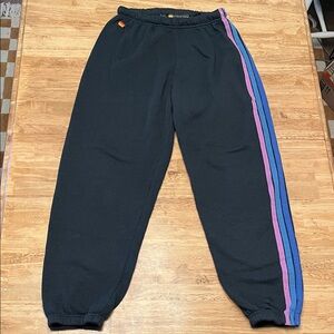 Aviator Nation 5 stripe sweatpants